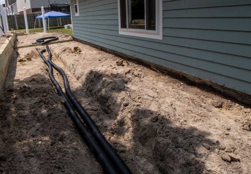 French Drain System Installation