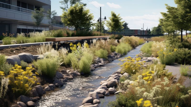 Finished Landscape Drainage