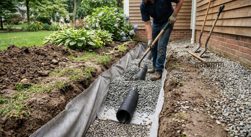 French Drain Installation Service